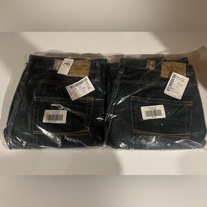 NWT Abercrombie and Fitch denim jeans Dark Wash Set